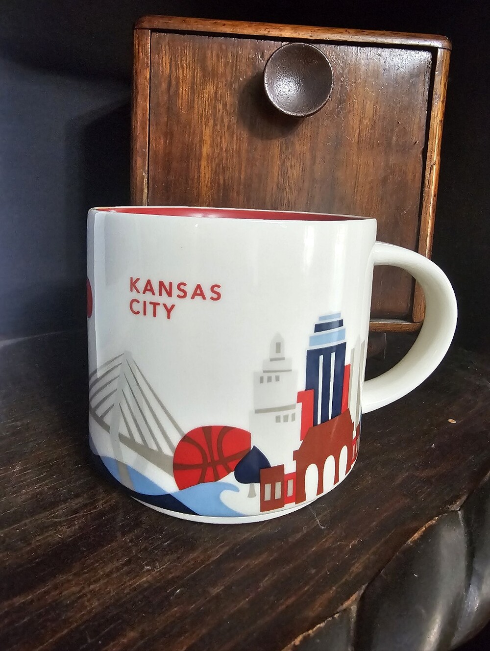 Starbucks Discovery Series Mug - Kansas City 2016 Red